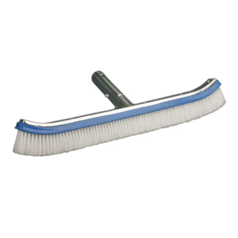 Swimming Pool Cleaning AQ-9025 18'' Curving Brush with Aluminum Back