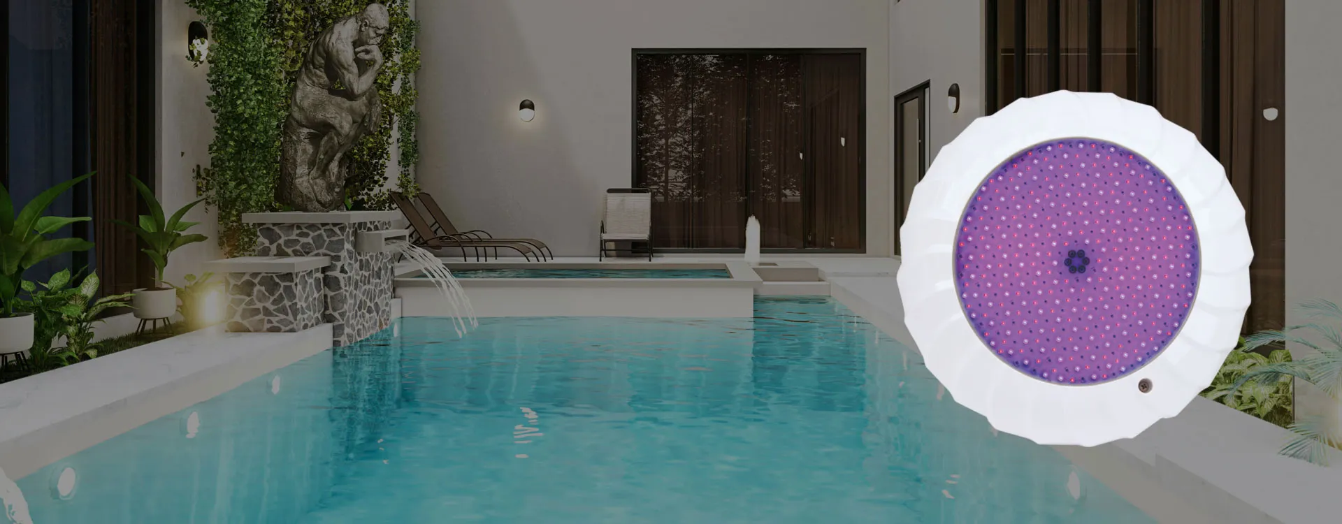 Wall-mounted Pool Light