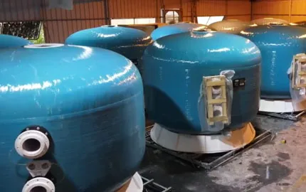 AQUA Swimming Pool Equipment Large Sand Filter Manufacturing